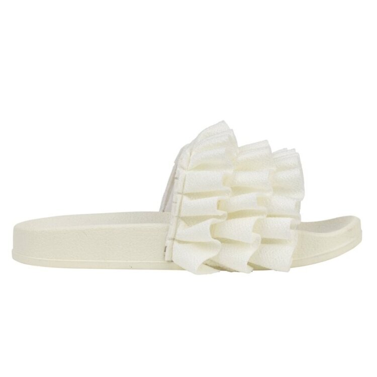 ADee A'Dee SS24 Frilly Frill Slider - White