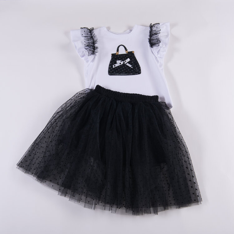 DAGA Daga SS24 Handbag Tulle Skirt Set - M9750/M9751