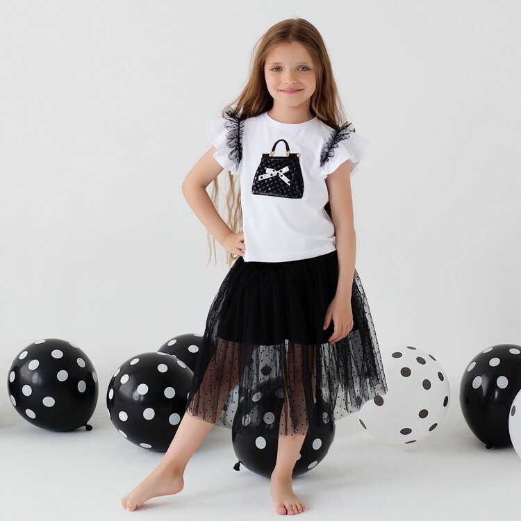 DAGA Daga SS24 Handbag Tulle Skirt Set - M9750/M9751