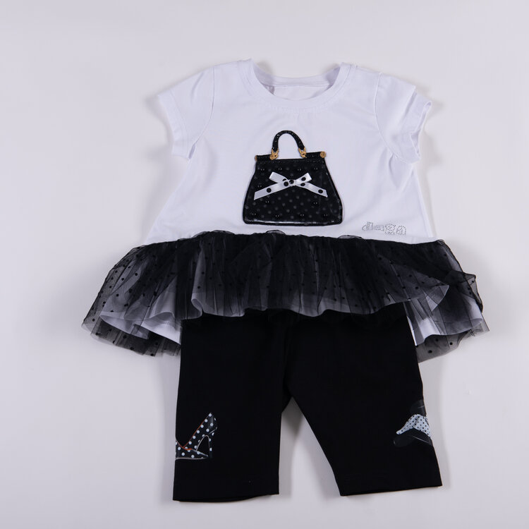 DAGA Daga SS24 Handbag Cycle Short Set - M9753/M9755