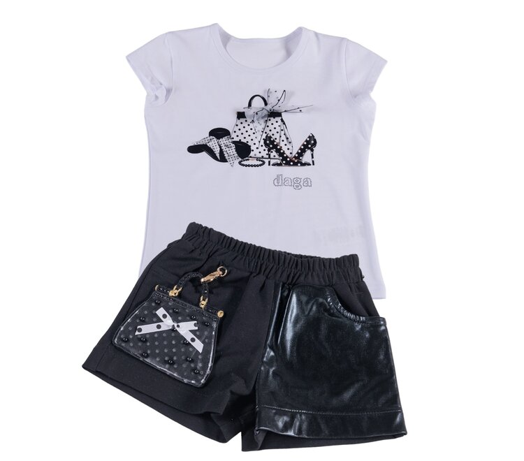 DAGA Daga SS24 Handbag Short Set - M9746/M9747