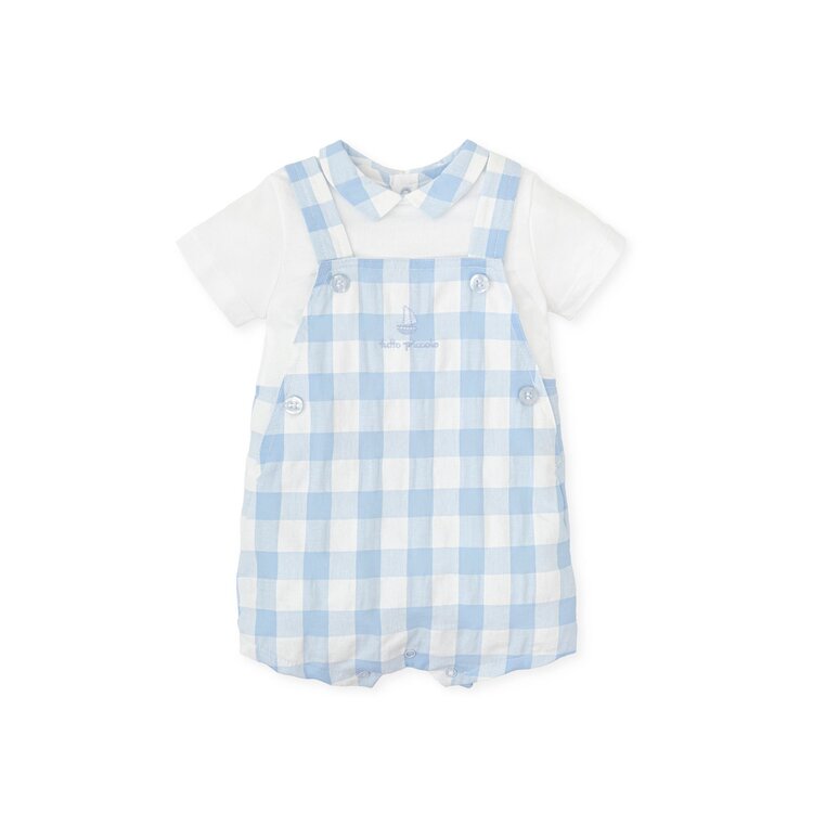 Tutto Piccolo Tutto Piccolo SS24 Gingham Romper - 7280