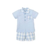 Tutto Piccolo Tutto Piccolo SS24 Gingham Short Set - 7580- 12 MONTHS