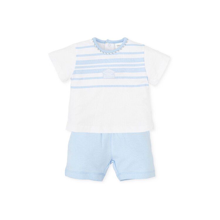 Tutto Piccolo Tutto Piccolo SS24 Stripe Short Set - 7584