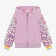 Billieblush Billieblush SS24 Sequin Zip Hoodie - U20101
