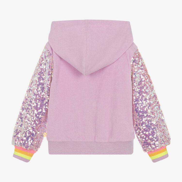 Billieblush Billieblush SS24 Sequin Zip Hoodie - U20101