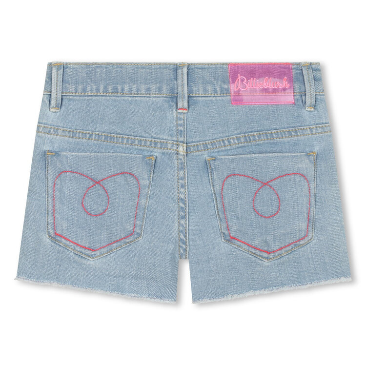 Billieblush Billieblush SS24 Sequin Denim Shorts - U20108- 4 YEARS