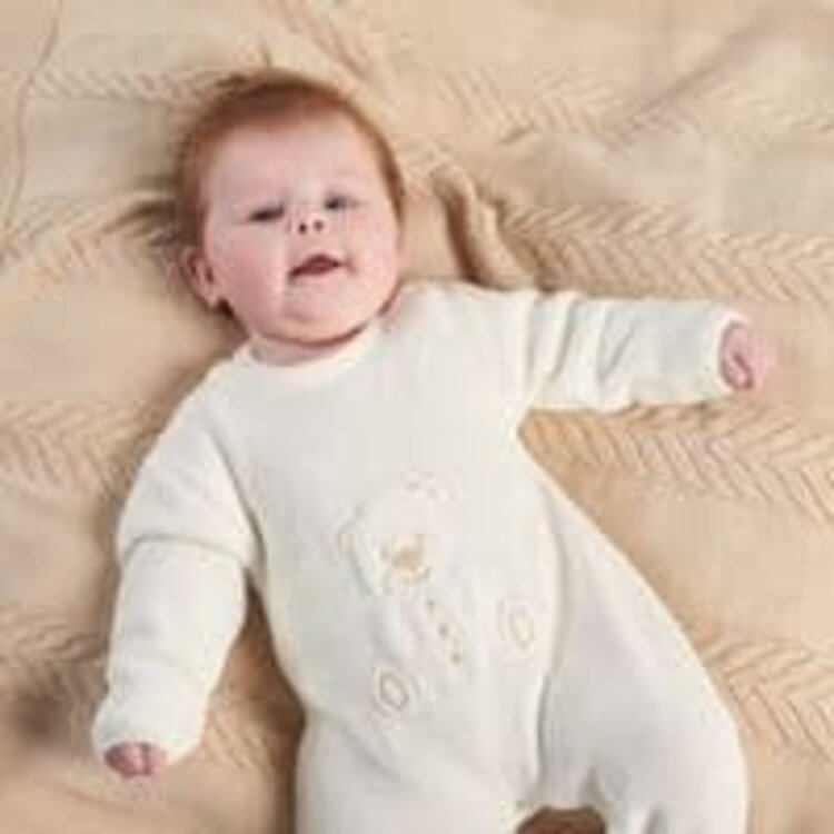 Dandelion Bear  Knit Onesie