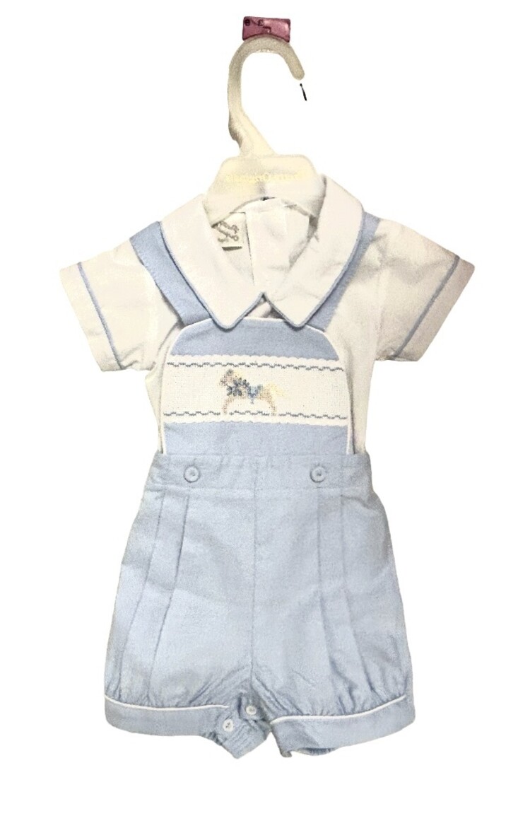 Pretty Originals Pretty Originals Smock Horse 2 Piece Bib SS24 DL62244