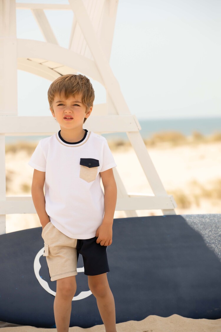 Patachou Patachou SS24 Colour Block Short Set - 3346