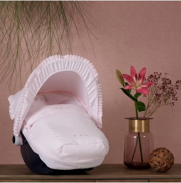 Nubeluna Doona Fit Carseat Cover, Hood & Insert - Pink