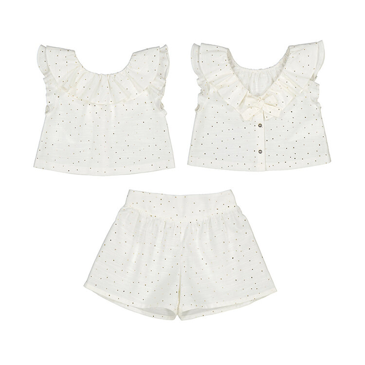 Mayoral Mayoral SS24 Dotted Short Set - 3258