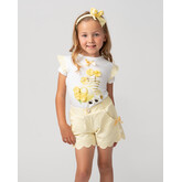 Caramelo SS24 Striped Short Set - 349028-12-18 MONTHS