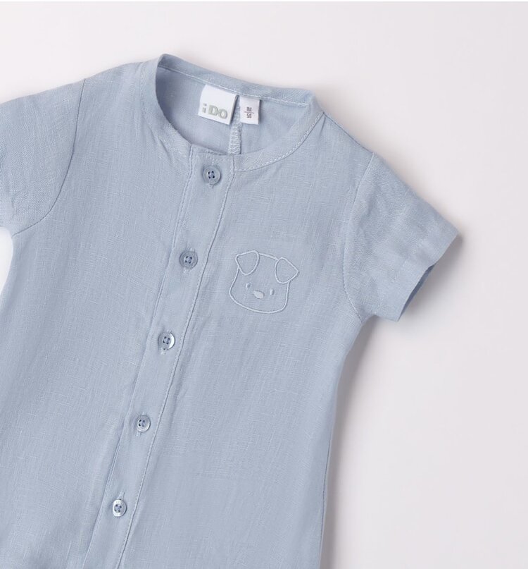 iDO iDO SS24 Linen Summer Romper - 48077
