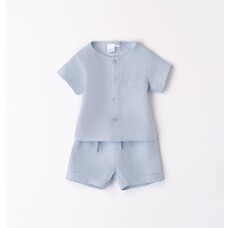 iDO SS24 Linen Short Set - 48072