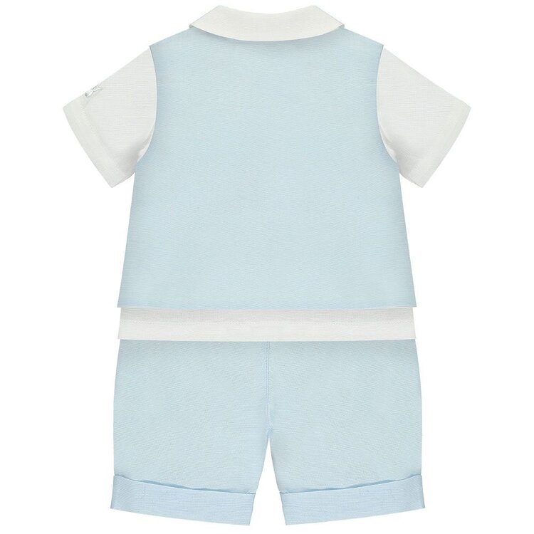 Emile et Rose Emile et Rose SS24 Perry 3 Piece Set with Tie & Cap