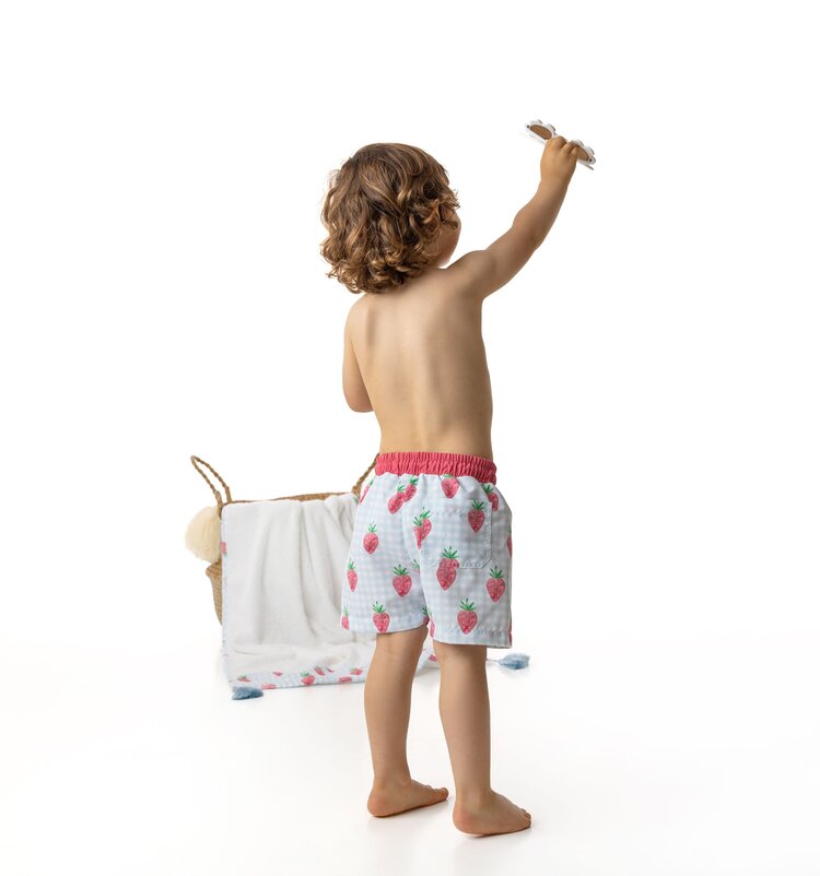 Meia Pata Meia Pata SS24 Boys Strawberry Trunks - MP019