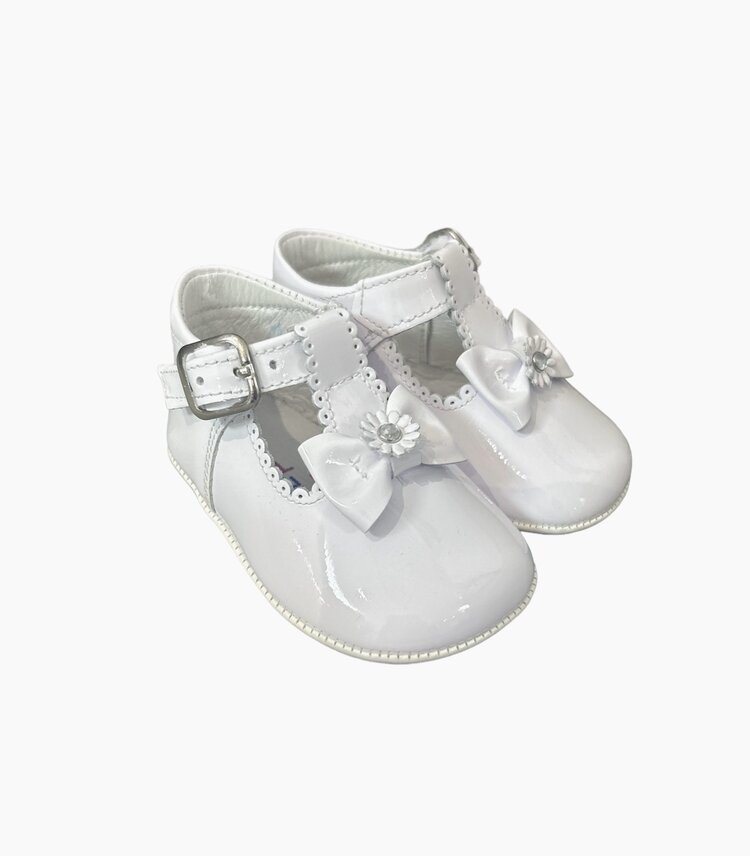 Andanines Andanines Bow T Bar Pram Shoe - 241025