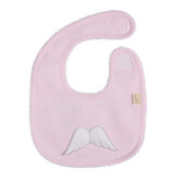 Baby Gi Baby Gi Cotton Angel Wing Bib - Pink