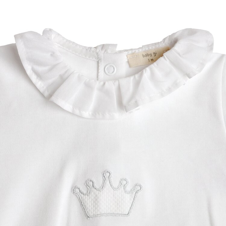 Baby Gi Baby Gi Cotton Crown Babygrow - CRW50