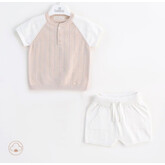 Leoking Knit Short Set 8458 SS24 - 12 MONTHS