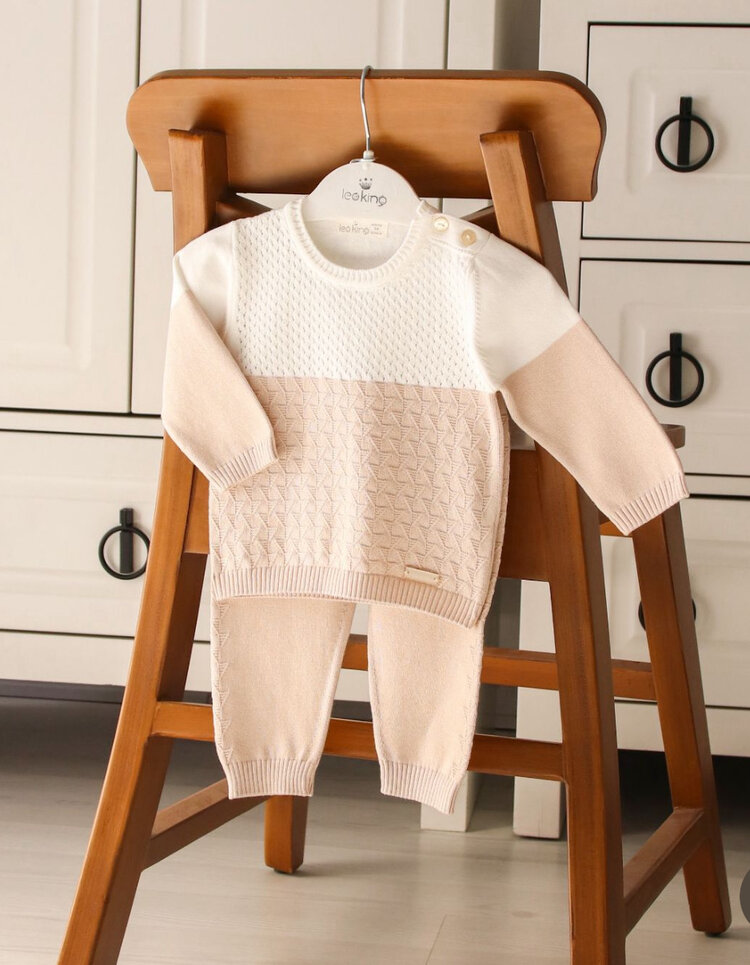 Leoking Leoking Knit 2 Piece Set - 8496