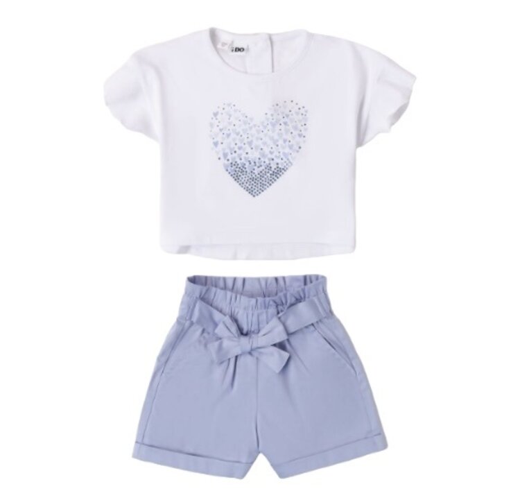 iDO iDO SS24 Love Heart Short Set - 48740/48780