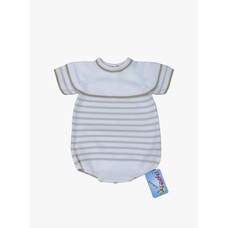 Artesania Granlei Artesania Granlei SS24 Stripe Romper - 124-356R