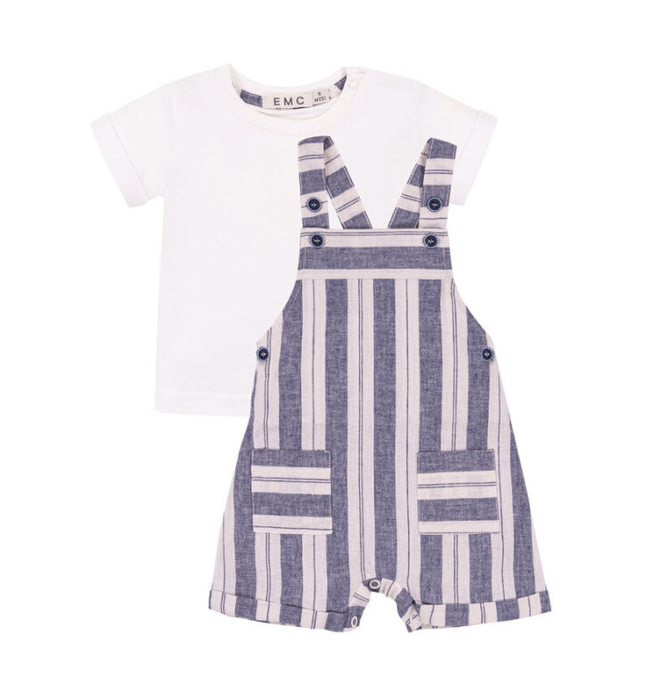 EMC EMC SS24 Stripe Dungaree Set - CO3425