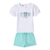 iDO iDO SS24 'Sweet Girl' Short Set - 48745/48781