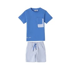 iDO iDO SS24 Boys Stripe Short Set - 48673/48693