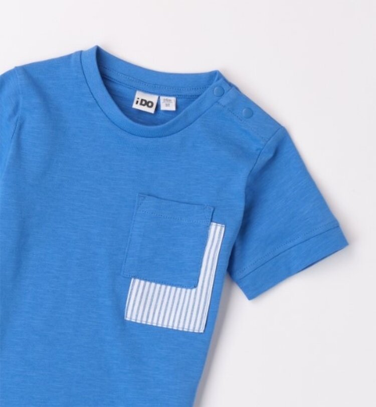 iDO iDO SS24 Boys Stripe Short Set - 48673/48693