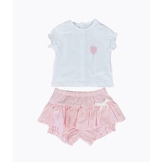 iDO iDO SS24 Girls Frill Short Set - 48146- 1 MONTH
