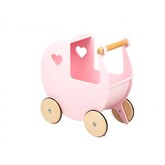 Pink Moover Wooden Dolls Pram