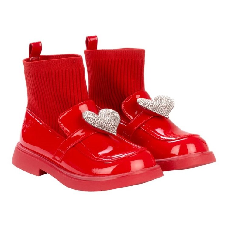 ADee A'Dee AW24 Mary Jane BTS Sock Wellie - Red