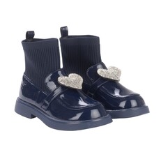 ADee A'Dee AW24 Mary Jane BTS Sock Wellie - Dark Navy
