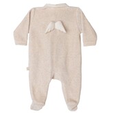 Baby Gi Baby Gi AW24 Angel Wing Velour Babygrow