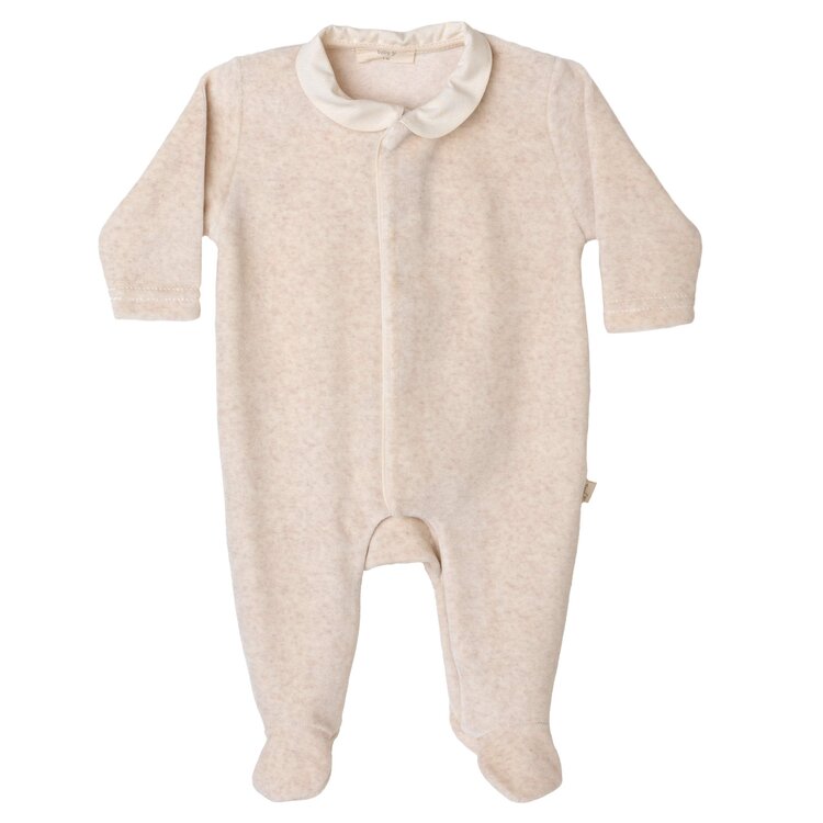 Baby Gi Baby Gi AW24 Angel Wing Velour Babygrow