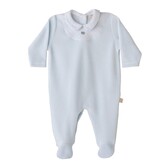 Baby Gi Baby Gi AW24 Boys Velour Babygrow  - BG544B
