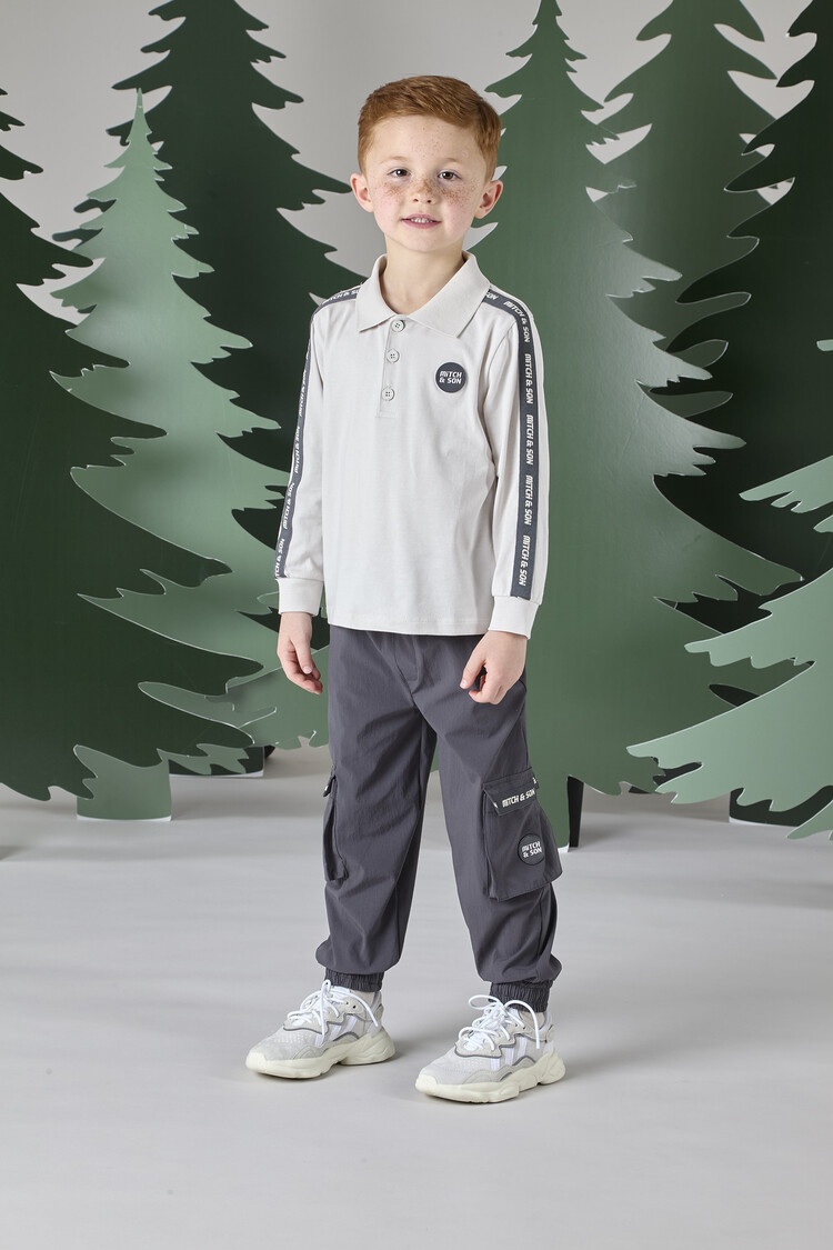 Mitch and Son Mitch & Son AW24 Clayton Taped Polo Top