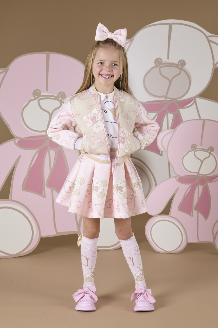 ADee A'Dee AW24 Sassy Teddy Print Bomber