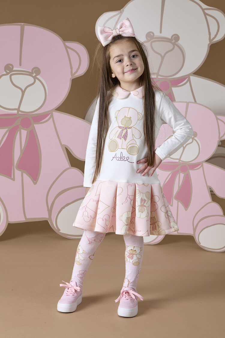 ADee A'Dee AW24 Scarlett Teddy Box Pleat Dress