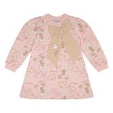 ADee A'Dee AW24 Sage Teddy Print Sweat Dress