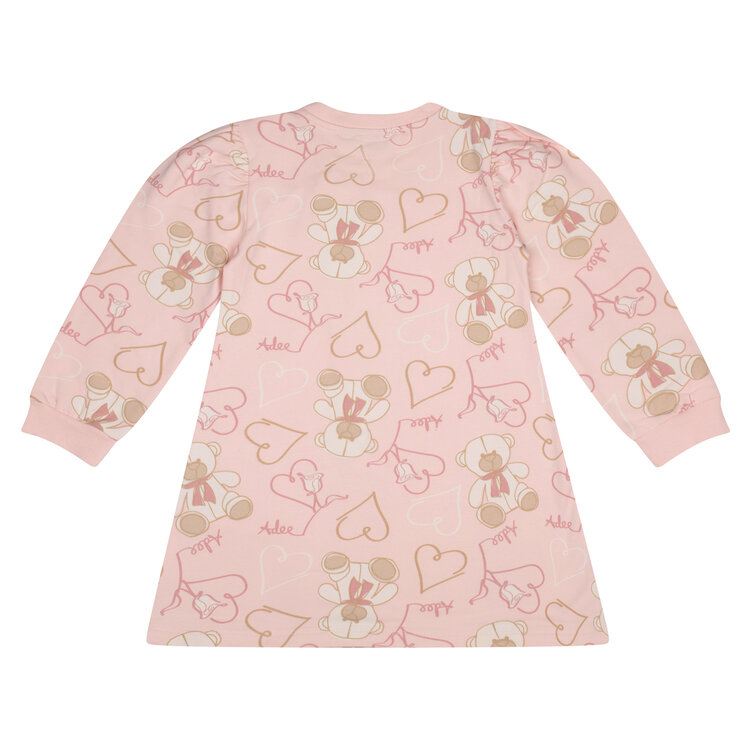 ADee A'Dee AW24 Sage Teddy Print Sweat Dress