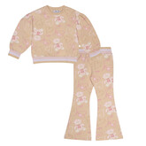 ADee A'Dee AW24 Sienna Teddy Print Flare Tracksuit