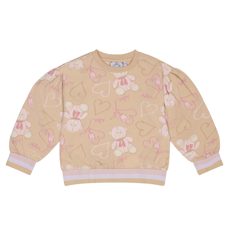 ADee A'Dee AW24 Sienna Teddy Print Flare Tracksuit