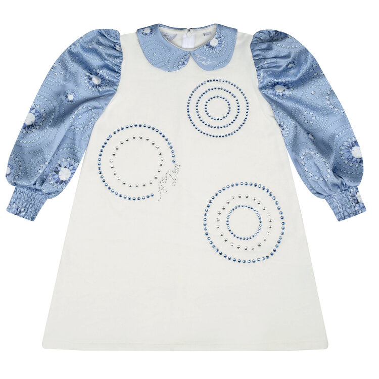 ADee A'Dee AW24 Prya Satin Printed Sleeve Dress