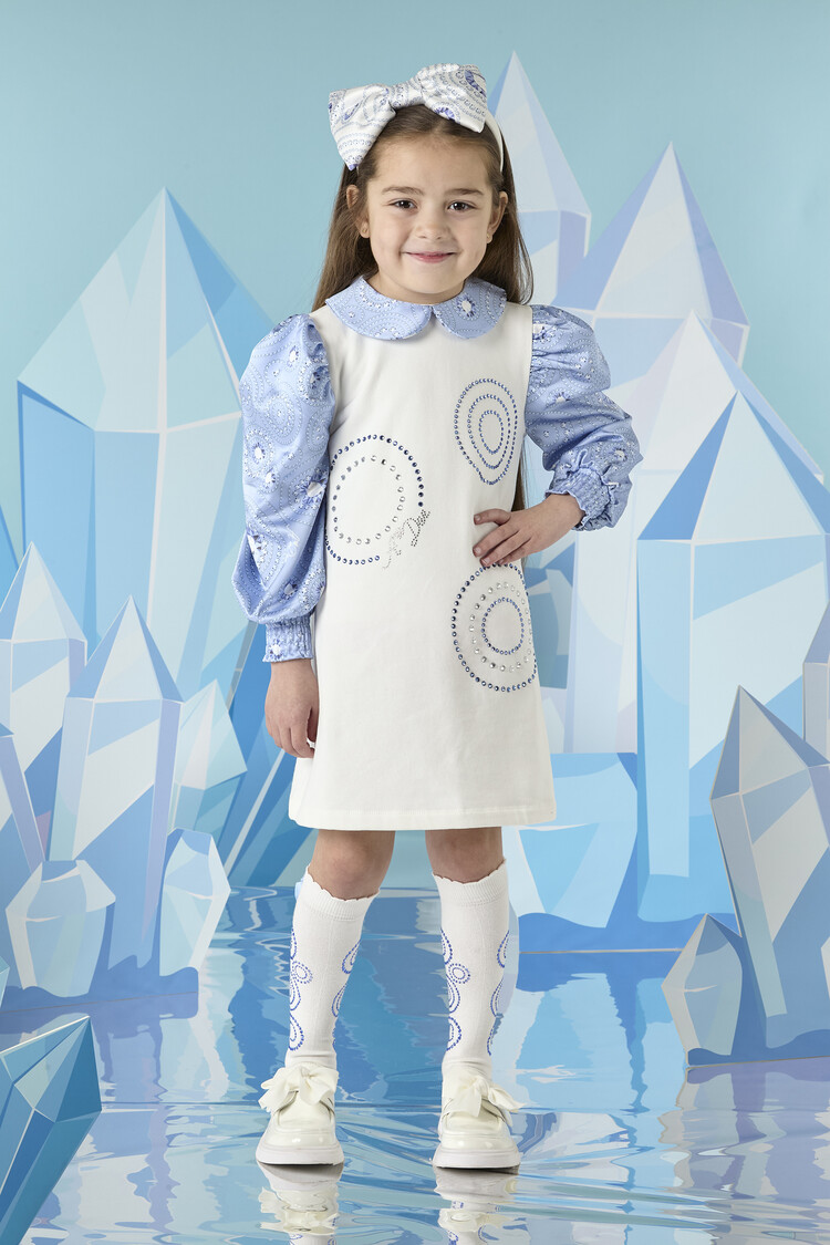 ADee A'Dee AW24 Prya Satin Printed Sleeve Dress