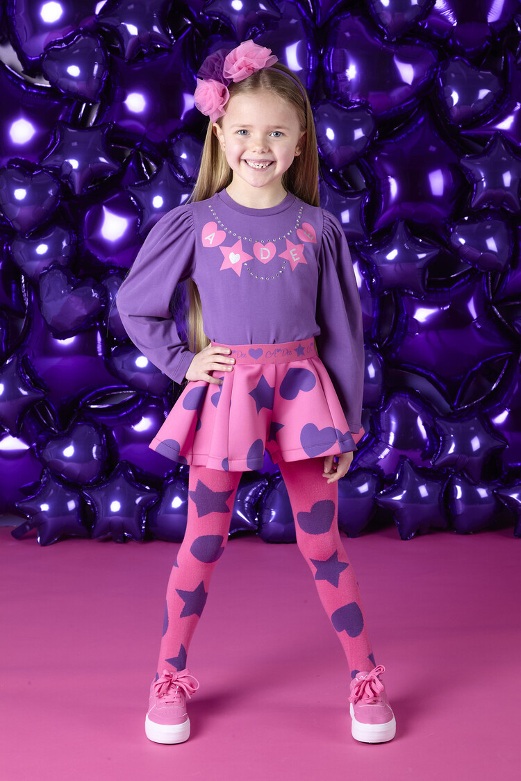 ADee A'Dee AW24 Tiffany Hearts & Stars Print Short Set