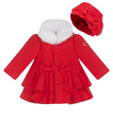 Little A Little A AW24 Harper Felt Coat & Beret Set